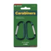 Coghlans Mini Karabiner, Grün Ø 6 X 60 Mm 2 Stück