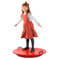 GONGE Balancierbrett, Balancing Board, Rot, 76 Cm