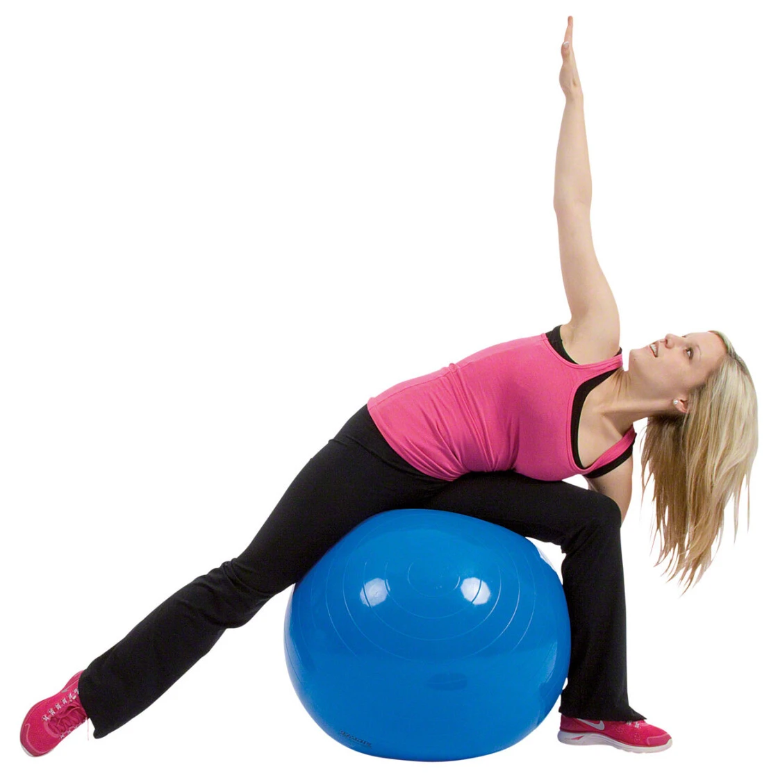 GYMNIC Ball Gymnastikball, Sitzball, 65 Cm, Blau