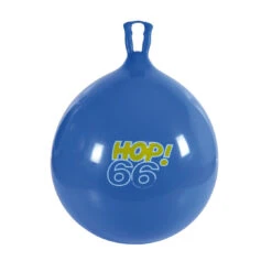 GYMNIC Hüpfball HOP 66, Max.Durchmesser 66 Cm, Blau