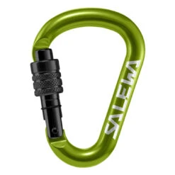 SALEWA Karabiner 'HMS G2', Screw, Medium, Grün