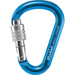 SALEWA Karabiner 'HMS G2', Screw, Small, Blau