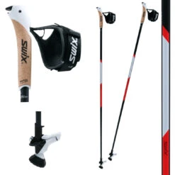SWIX NW CT2 Red Twist & Go, Nordic Walking Stöcke
