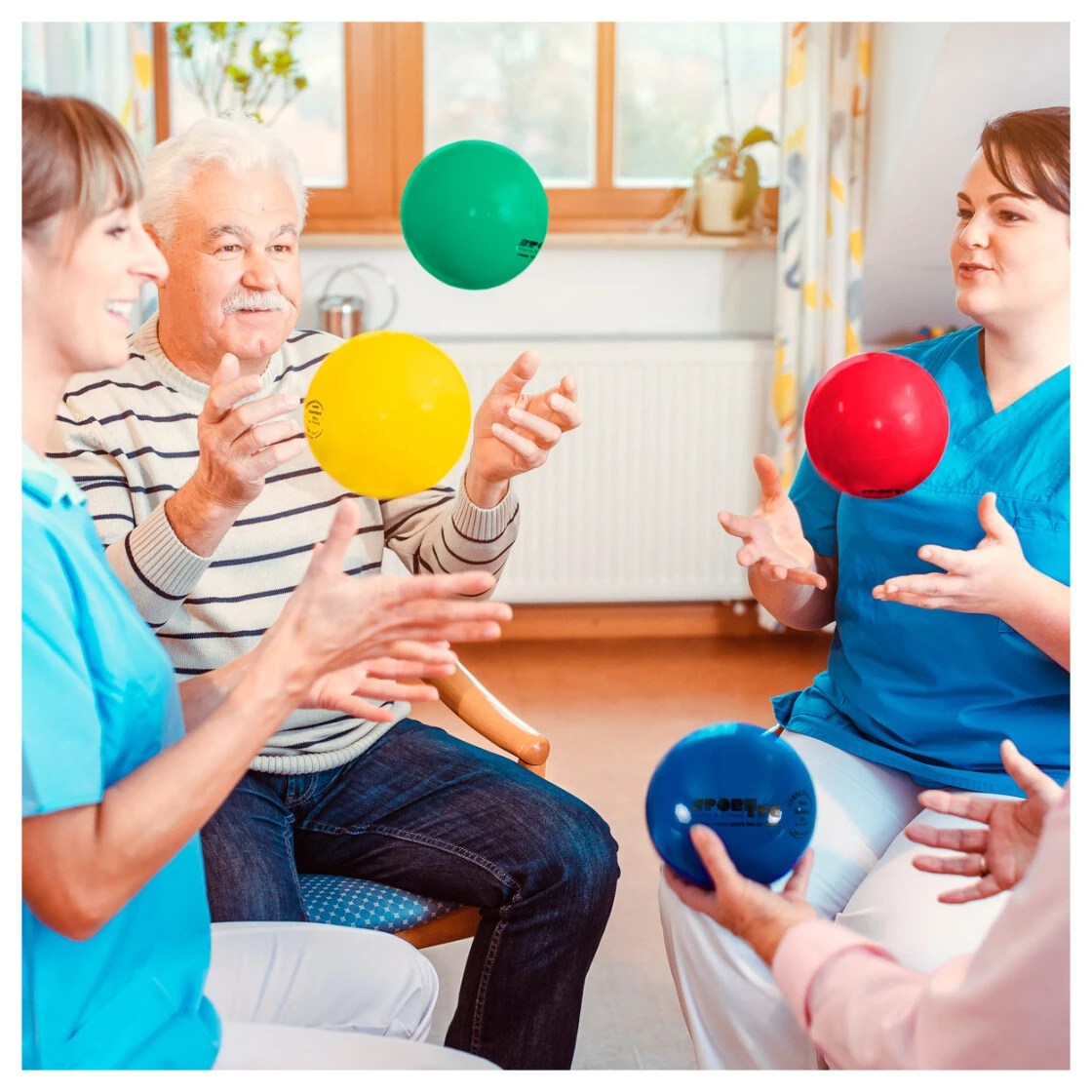 TOGU Gymnastikball, 16 Cm Ø, 300 G, Gelb – Bild 3