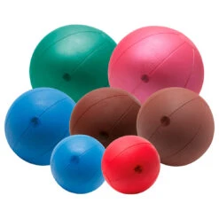 TOGU Medizinball Klassik, Aus Ruton, Ø 28 Cm, 2 Kg, Braun