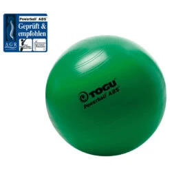 TOGU Powerball ABS, Gymnastikball Grün, Max. Ø 45 Cm